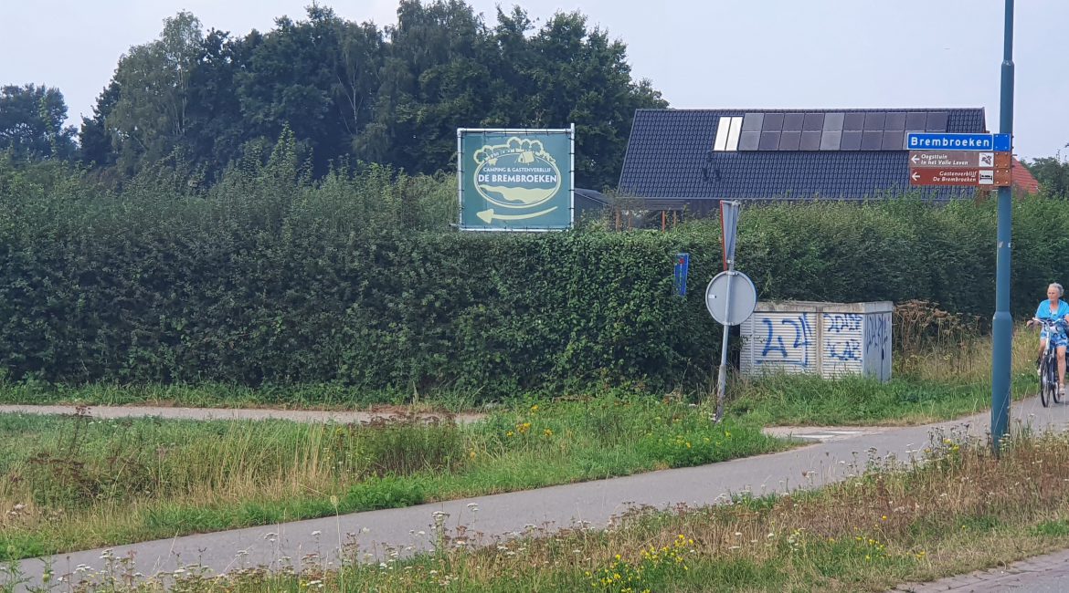 Bord aan de Provincialeweg