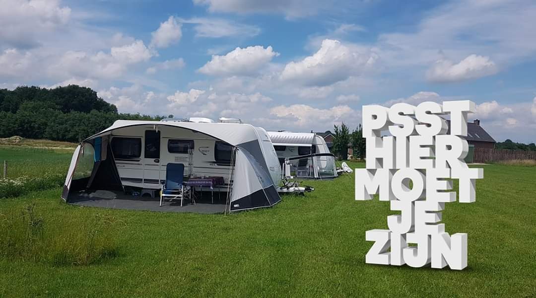 Vrije plekken op onze camping in de Maasheggen